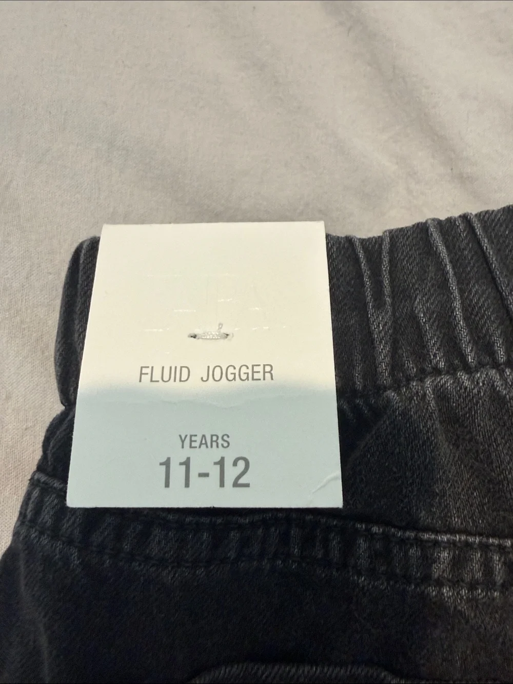 Zara Black Wide-Leg Kids Jeans